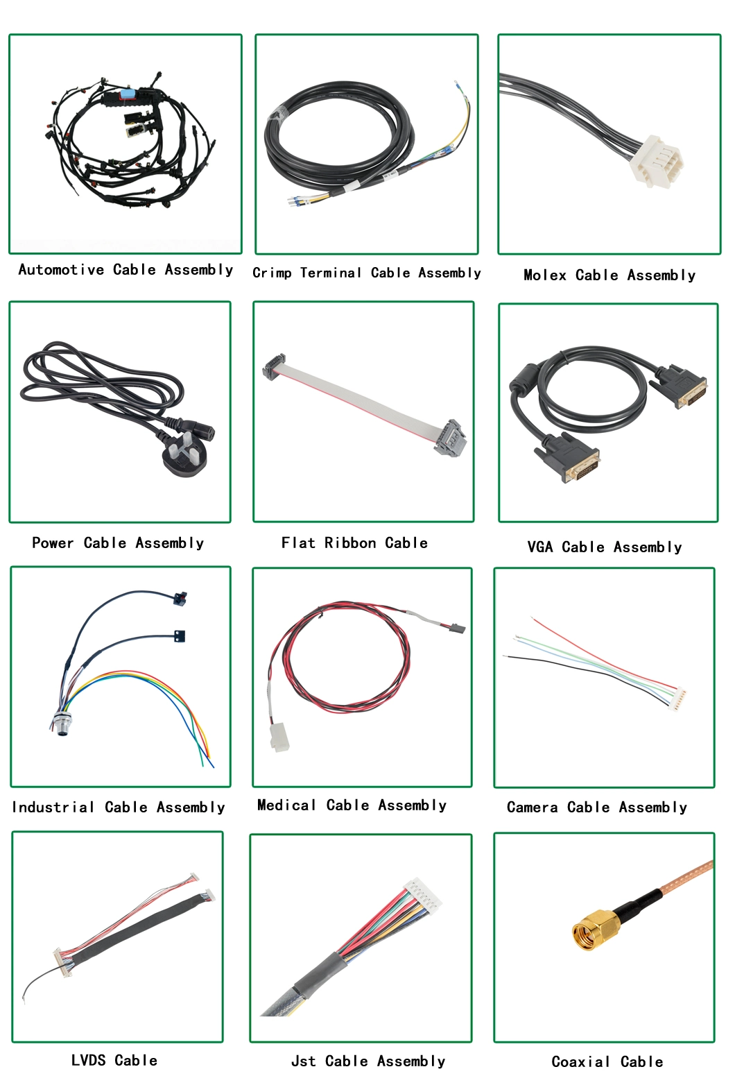 Custom Design Industrial Machine Medical Equipment Cable Assembly Wire Harness