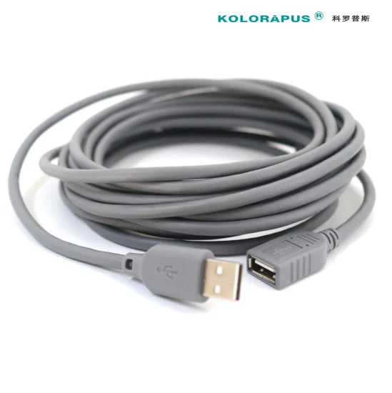 Kolorapus 5m USB un mâle à un cordon de transfert de données femelle Am à Af USB2.0 câble d'extension avec puce