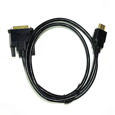 Câble de conversion audio haute définition HDMI vers DVI ordinateur vers moniteur