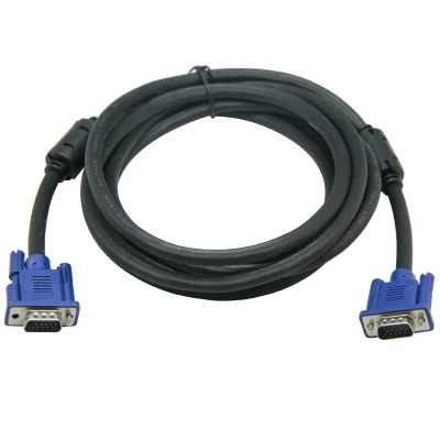 Câble vga vers vga 15 broches mâle vers mâle 1080p VGA SVGA HD15 mâle vers mâle câble de moniteur coaxial vidéo